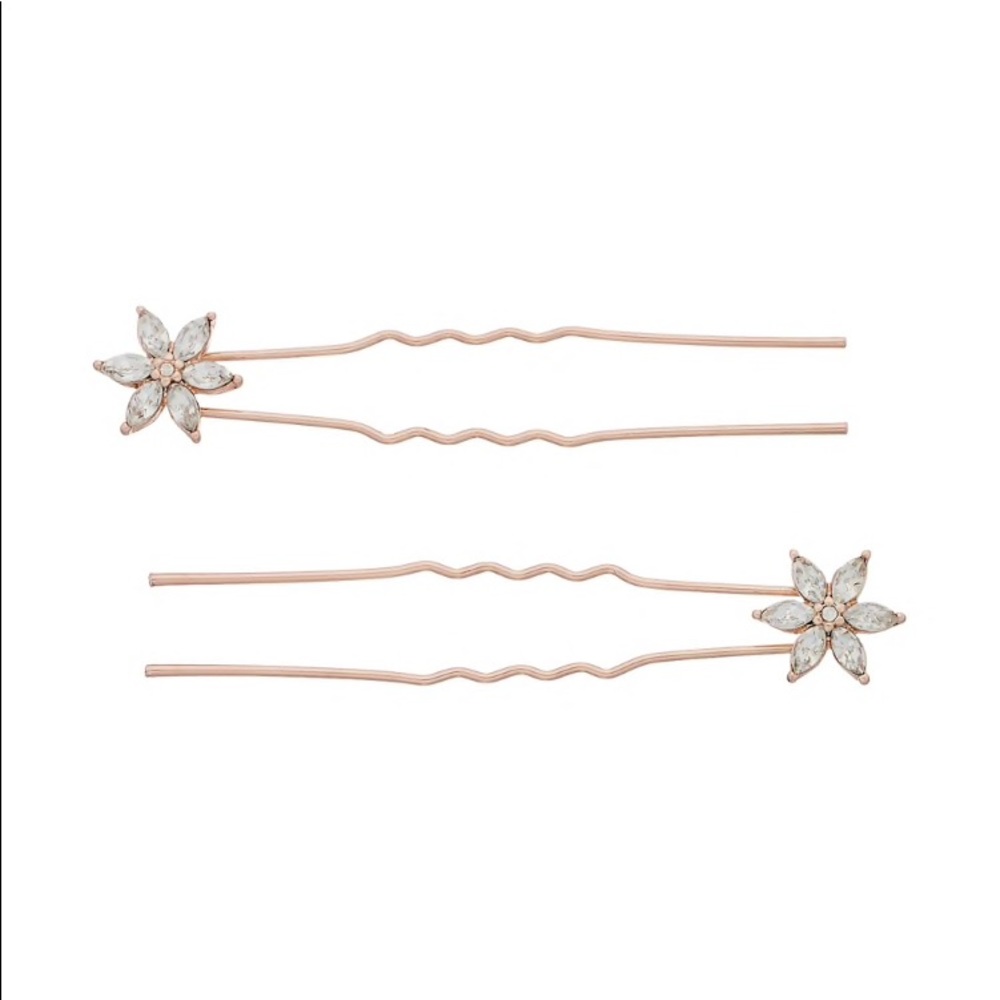 LC Lauren Conrad Flower Bobby Pin Set